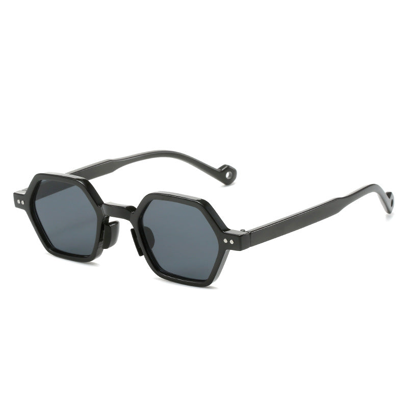 Trendy Polygon Sunglasses with UV400 Protection
