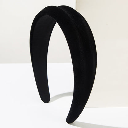 Stylish Velvet Headband with Unique Textured Design