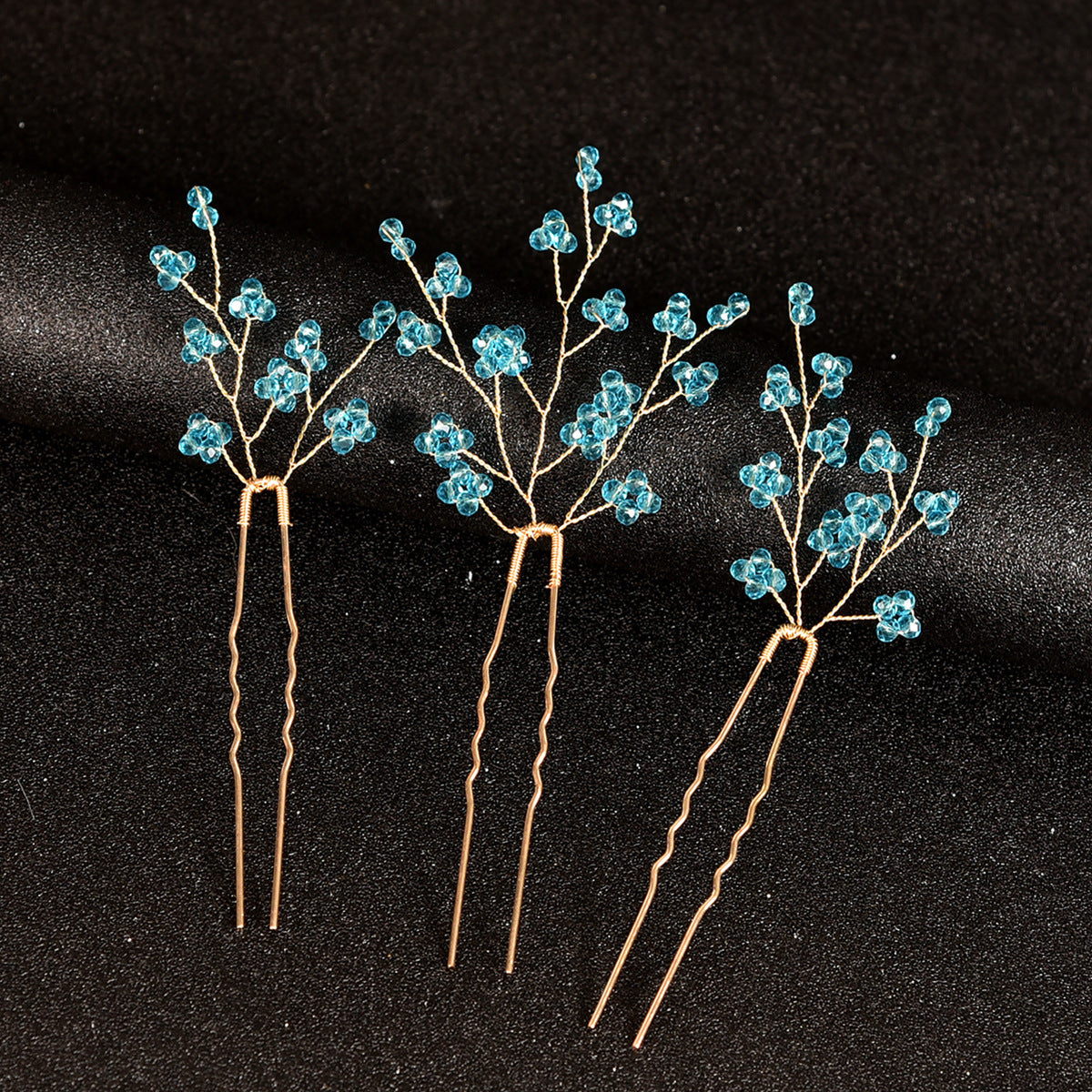 Handmade Pearl Hair Pins U-Shaped Hair Forks Wedding Party Accessories