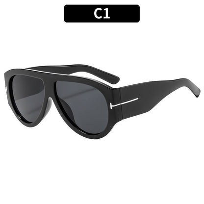 Fashionable Oversized T-Frame Sunglasses for Men and Women