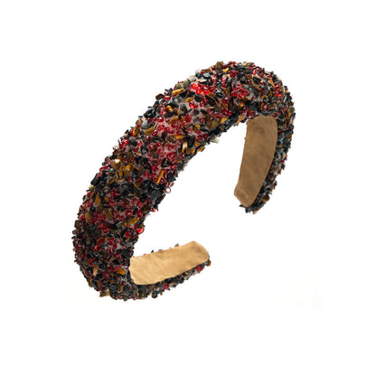Baroque Colorful Gemstone Headband Trendy Fashion Accessory