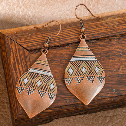 Ethnic Style Fashion Earrings Set Creative Autumn Jewelry