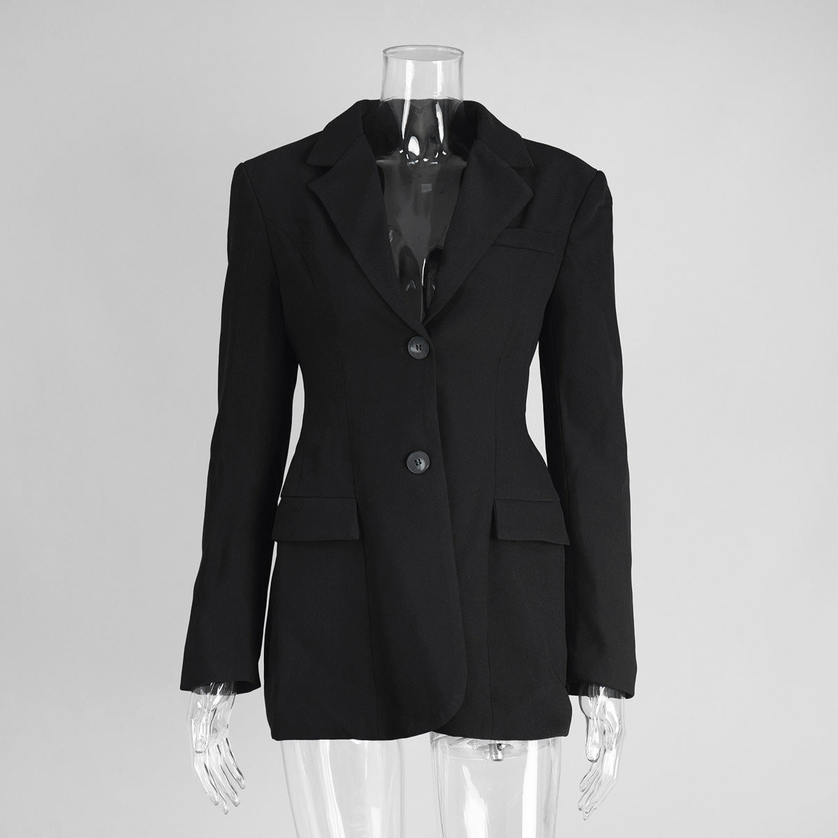 Elegant Fitted Blazer Jacket for Women