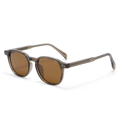 Round Simple Daily Polarized Sunglasses