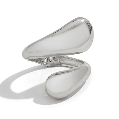 Trendy Ins Style Metal Droplet Cuff Bracelet for Women