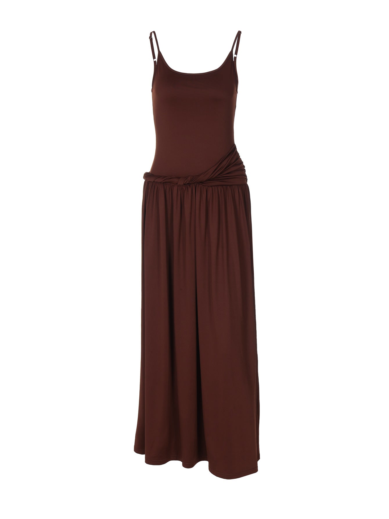 French Chic Spaghetti Strap Maxi Dress Elegant Slim Fit
