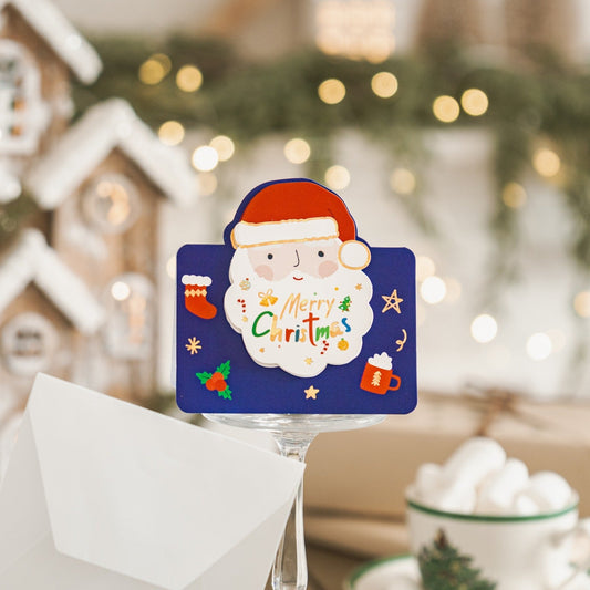 Cute Gold Foiling Christmas Greeting Card