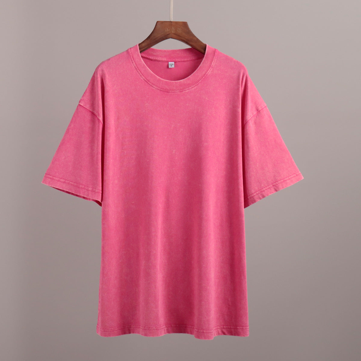 Washed Cotton Relaxed Fit Short Sleeve T-Shirt