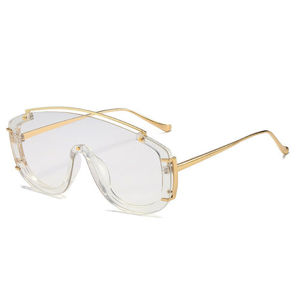 Trendy Oversized Colorful Retro Sunglasses