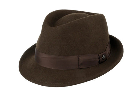 Vintage Wool Jazz Hat Adjustable Stylish Outdoor