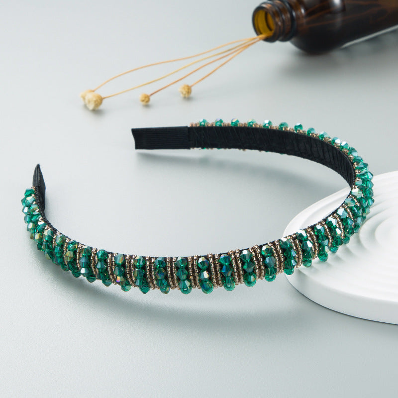 Handcrafted Beaded Headband Stylish Daily Hair Accessory