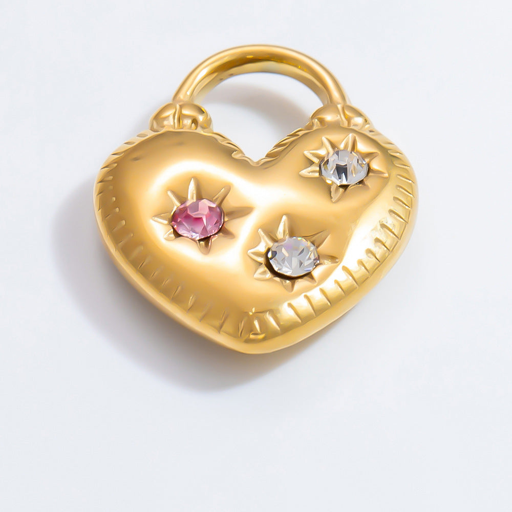 Butterfly Heart Geometric Pendant DIY Jewelry Accessories
