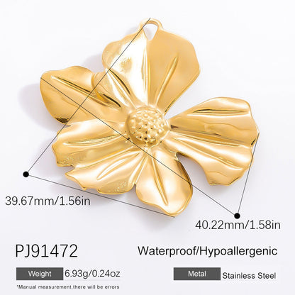 Fashionable DIY Jewelry Pendant Necklace Stainless Steel 18K Gold Plated