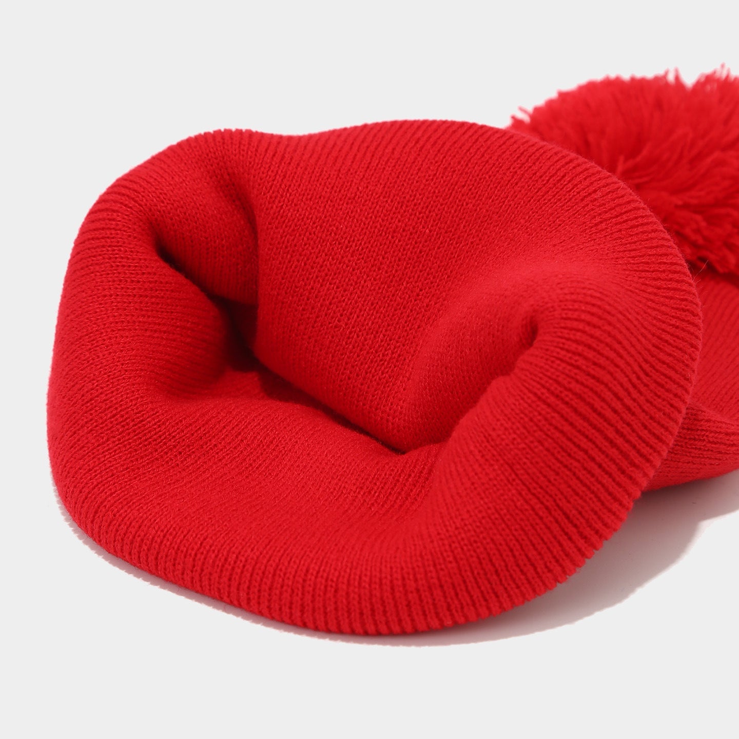 Cute Warm Christmas Knit Beanie Hat With Pom