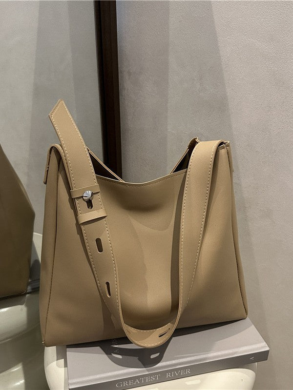 Large Capacity Commuter Tote Bag Set Stylish Shoulder Bag