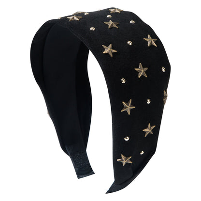 Star Studded Headbands Stylish Casual Hair Accessories