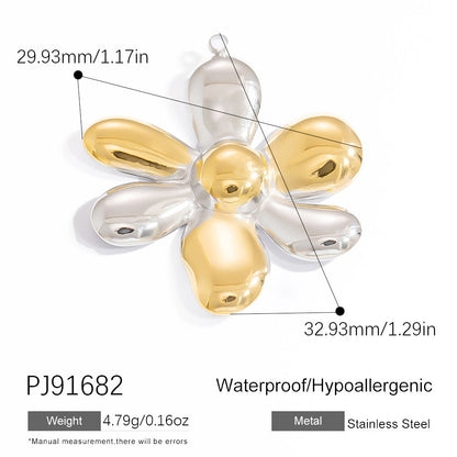 Heart Pendant Stainless Steel Necklace Trendy DIY Jewelry Accessories