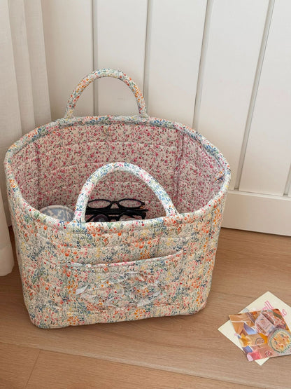 Floral Storage Basket Lightweight Collapsible Storage Box