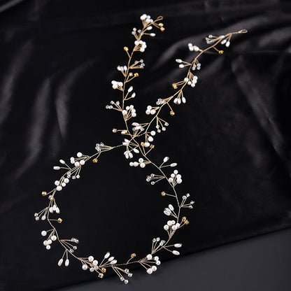Handcrafted Pearl Headband Bridal Wedding Accessory