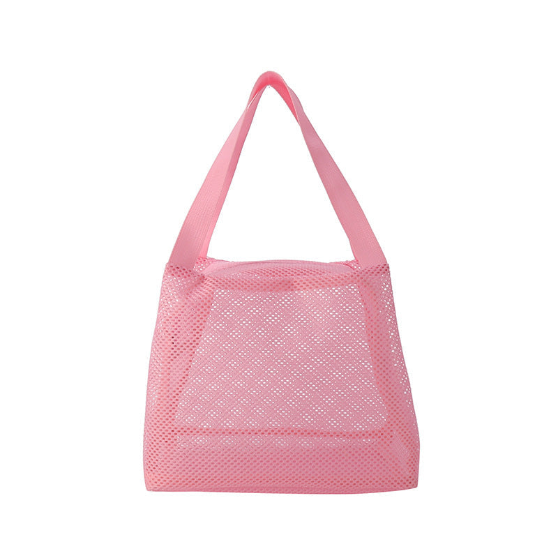 Solid Color Portable Simple Handbag