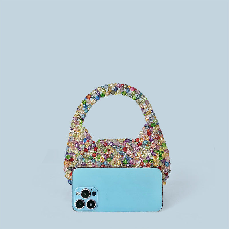 Mini Beads Handmade Party Handbag