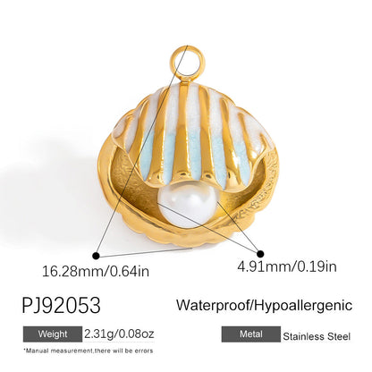 Bohemian Style Stainless Steel Beach Pendant Necklace