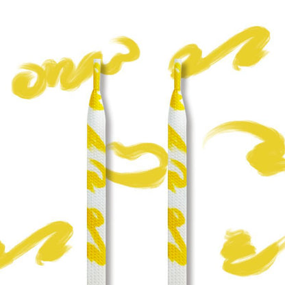 Shoeya - Graffiti Flat Shoelaces In Capsule