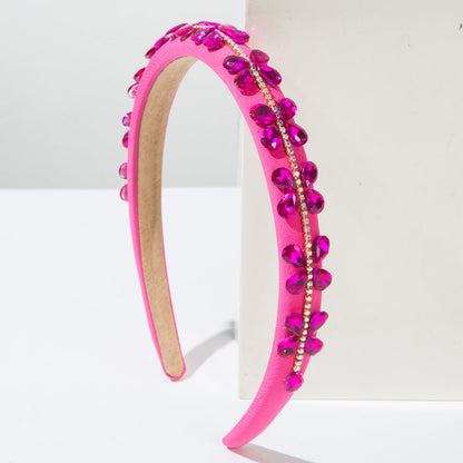 Baroque Style Rhinestone Headband Elegant Hair Accessory