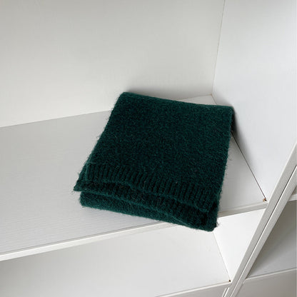 Solid Color Simple Soft Sweet Knit Scarves