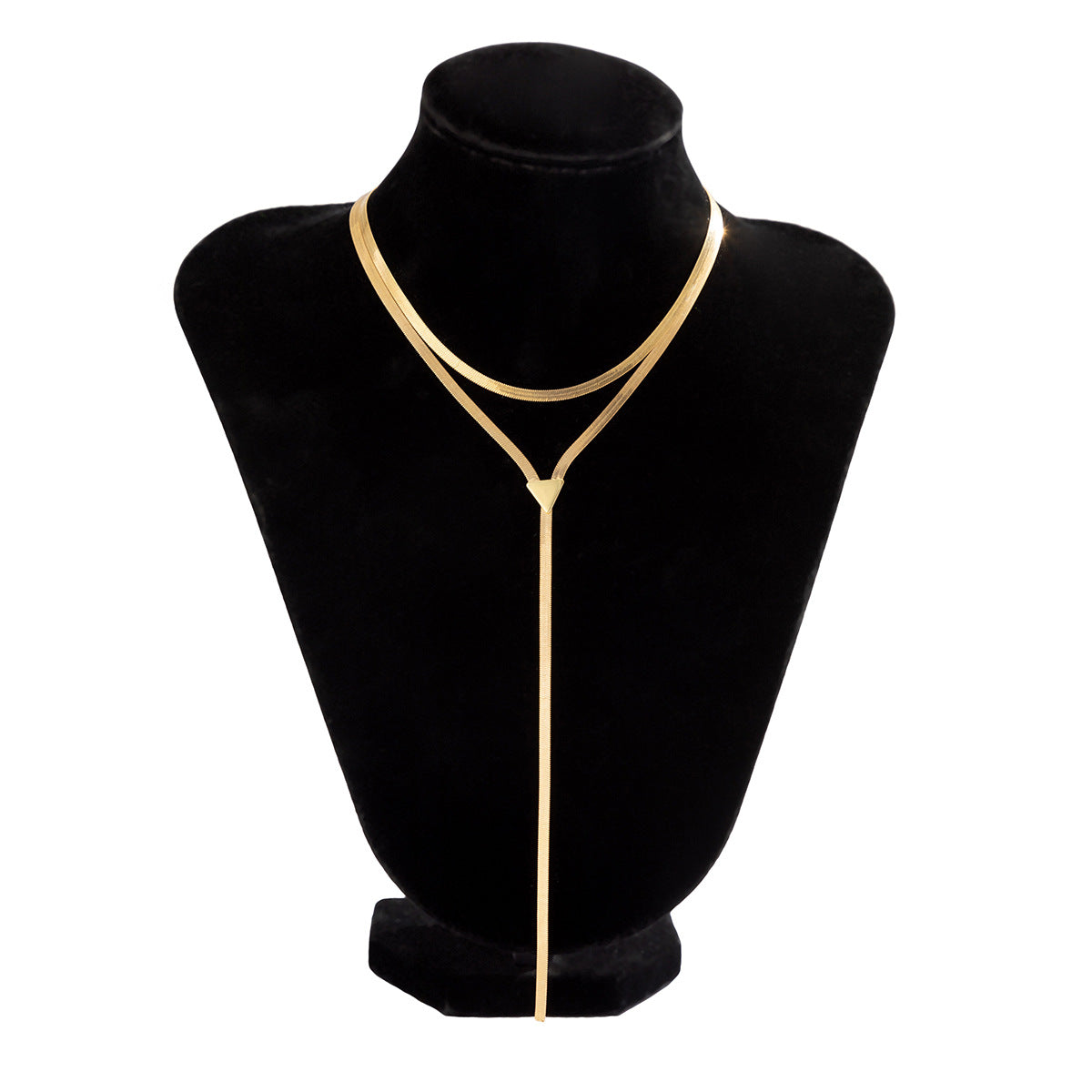Minimalist Snake Chain Choker Necklace Stylish Metal Collar