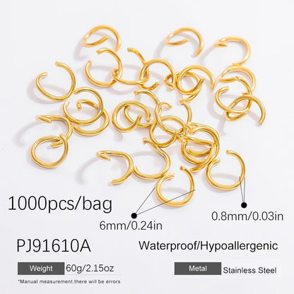 DIY Stainless Steel Open Jump Rings Jewelry Accessories