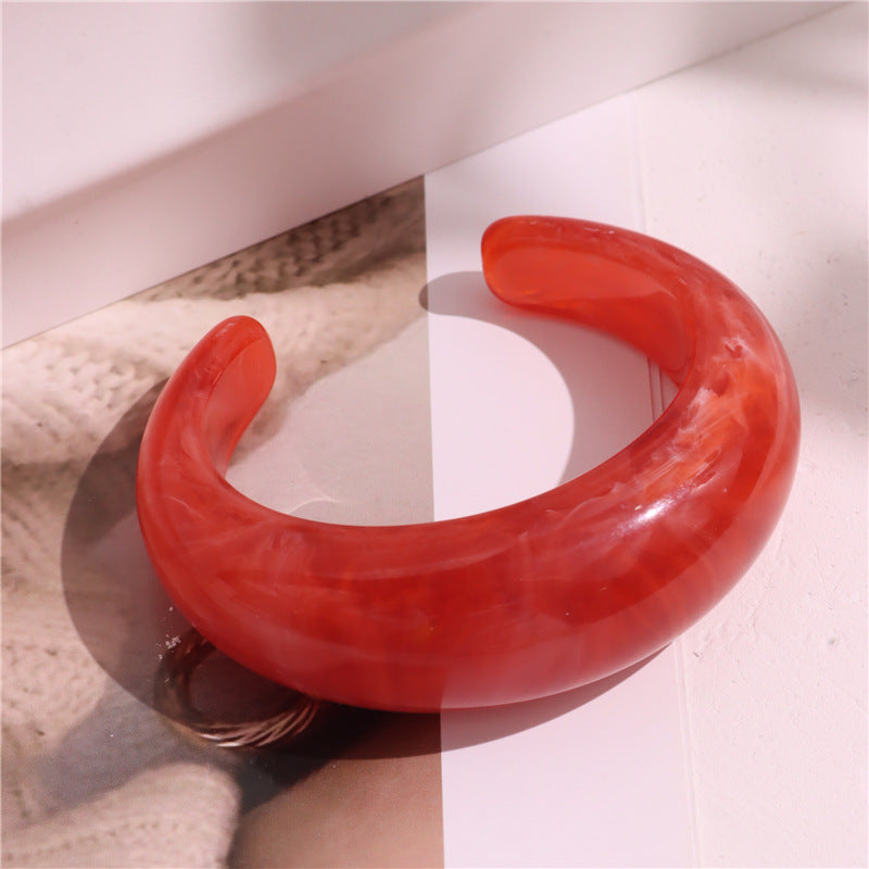 Colorful Irregular Single Acrylic Bracelets