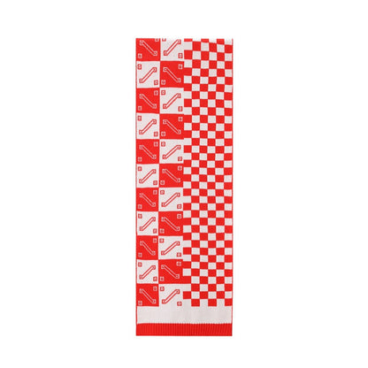 Minimalist Knit Plaid Cozy Soft Winter Scarf