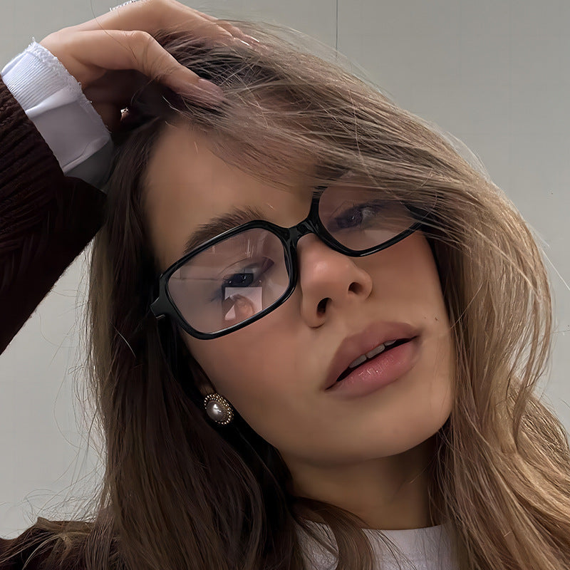 Fashionable Retro Square Blue Light Blocking Glasses