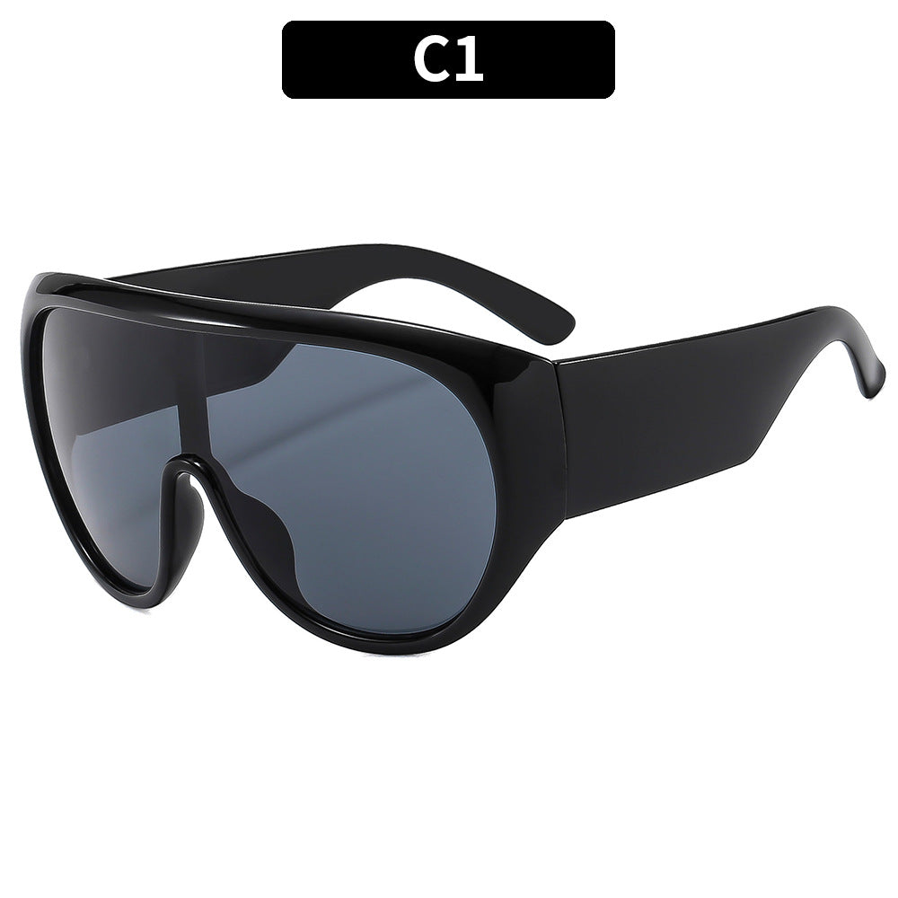 Large Frame Sports Sunglasses Fashionable Unisex Sunglasses