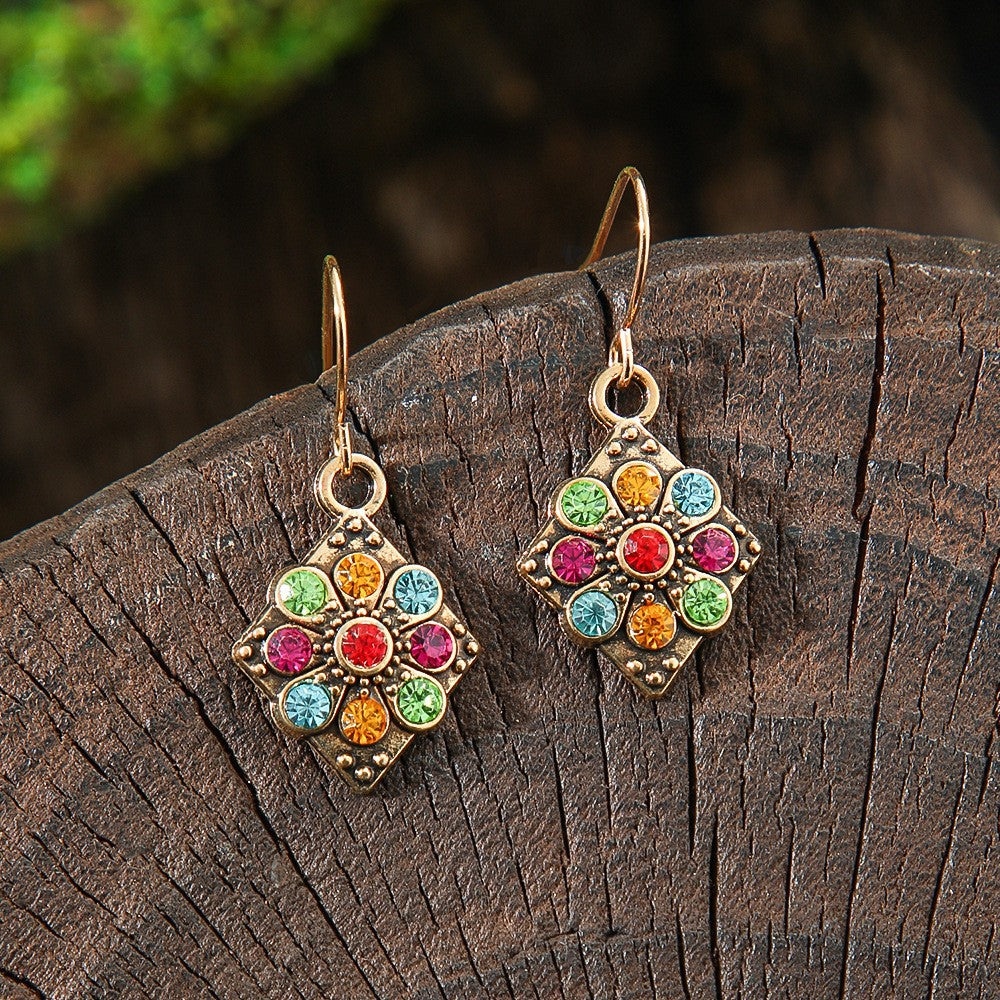 Bohemian Geometric Drop Earrings Zinc Alloy Dangle Jewelry