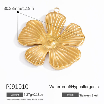 Fashionable DIY Jewelry Pendant Necklace Stainless Steel 18K Gold Plated
