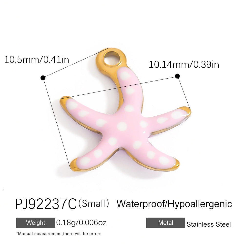 Stainless Steel DIY Jewelry Accessories Cute Charm Pendant