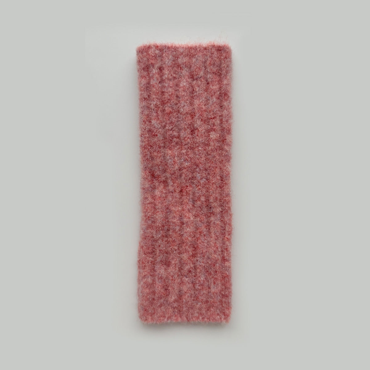 Knitted Fingerless Gloves Warm Wool Blend Solid Color Cozy Casual