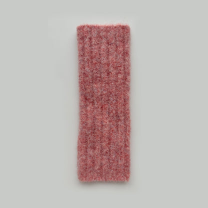 Knitted Fingerless Gloves Warm Wool Blend Solid Color Cozy Casual