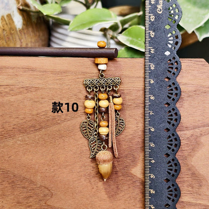 Vintage Leaf Hairpin Handmade Alloy Hair Accessories