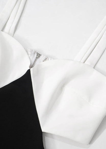 Cutout Gown Lightweight Fabric Two Tone Design