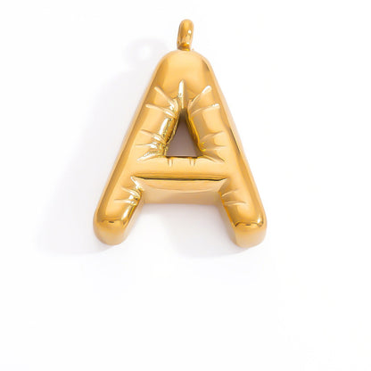 Stylish Stainless Steel Letter Pendant Jewelry