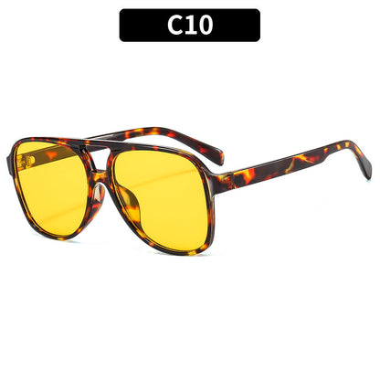 Trendy Retro Square Sunglasses with UV400 Protection