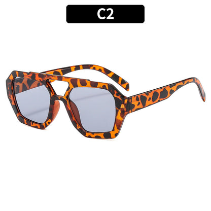 Trendy Pilot Sunglasses with UV400 Protection