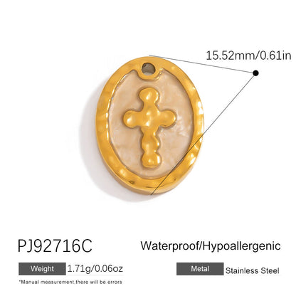 DIY 18K Gold Plated Stainless Steel Jewelry Accessories for Bracelets and Necklaces