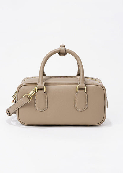 Compact Faux Leather Crossbody Bag Minimalist Design