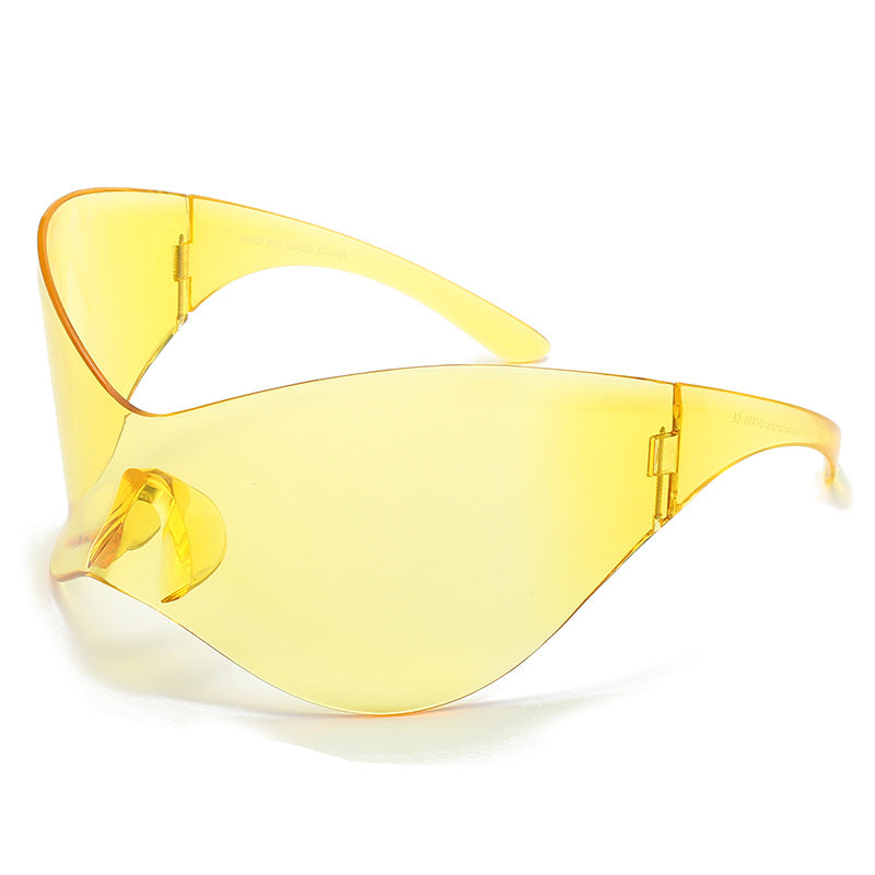 Trendy Y2K Frameless Sunglasses Unisex UV400 Protection