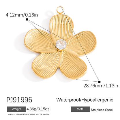 DIY Heart Butterfly Pendant Stainless Steel Jewelry Accessories
