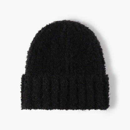 Solid Color Warm Snug Knit Beanie